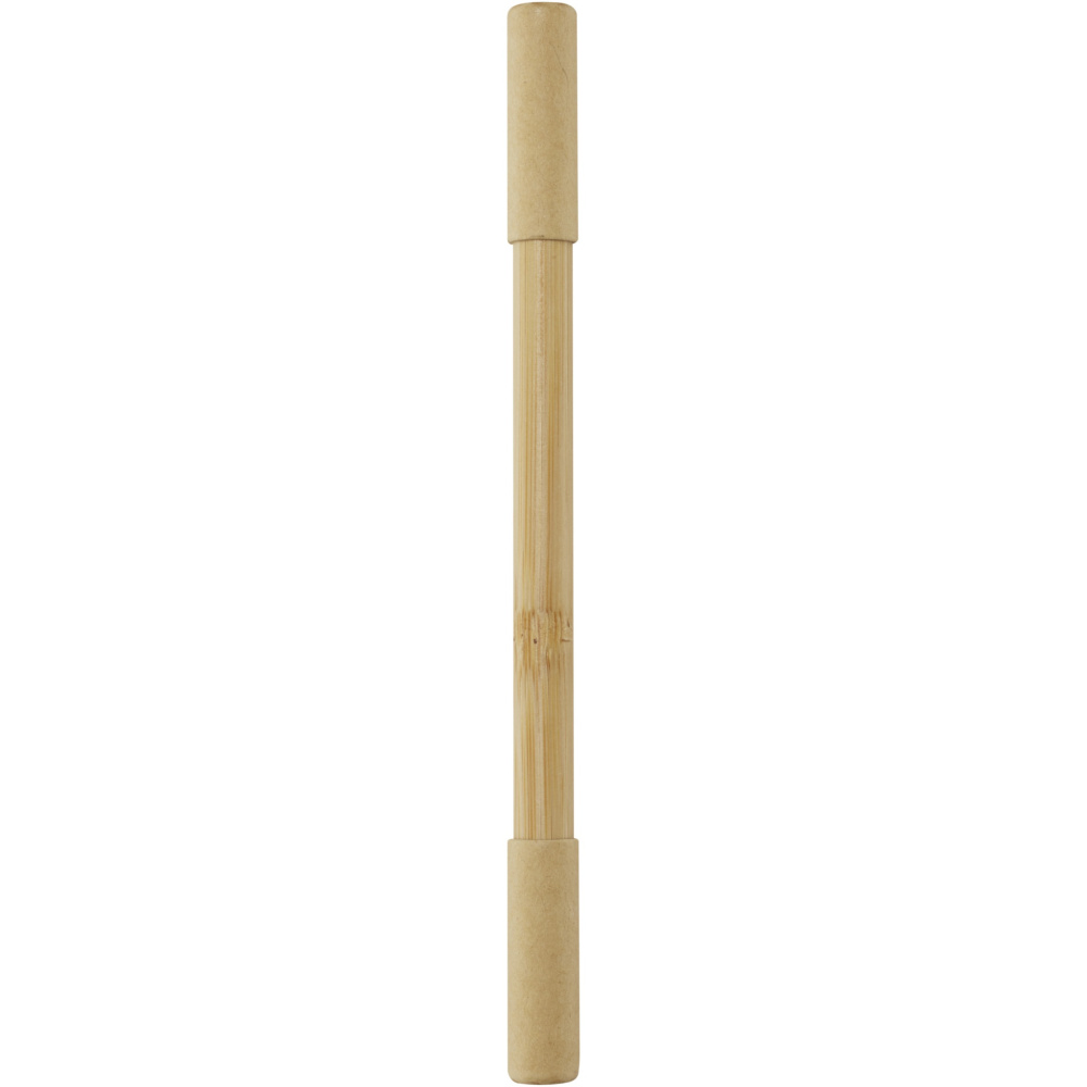 Logotrade promotional item image of: Samambu bamboo duo pen