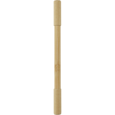 Logotrade promotional gift picture of: Samambu bamboo duo pen