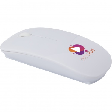 Logo trade promotional products picture of: Menlo RCS recycled plastic wireless mouse 