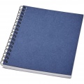 Desk-Mate® A6 colour spiral notebook, Dark blue