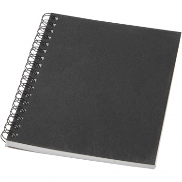 Logo trade corporate gift photo of: Desk-Mate® A6 colour spiral notebook