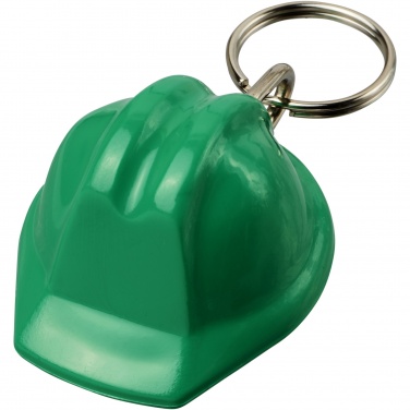 Logotrade promotional gift image of: Kolt hard hat-shaped recycled keychain