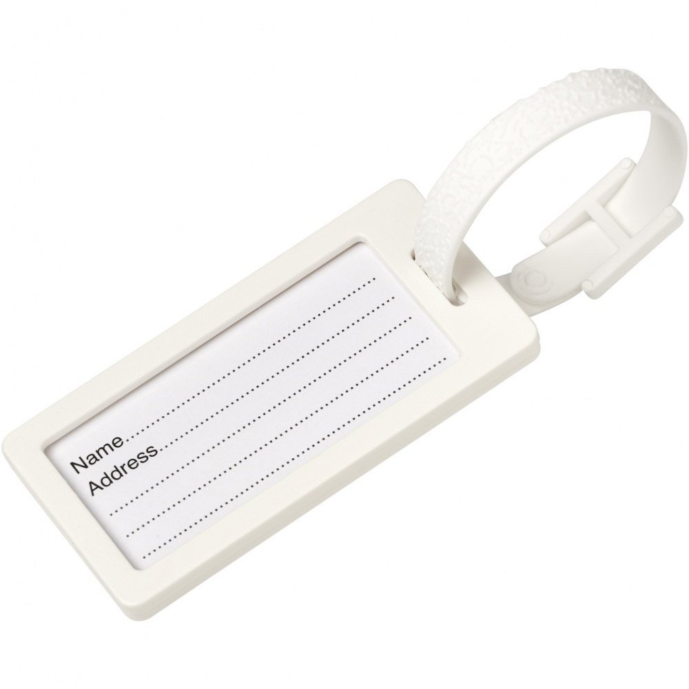 Logo trade business gift photo of: River recycled window luggage tag