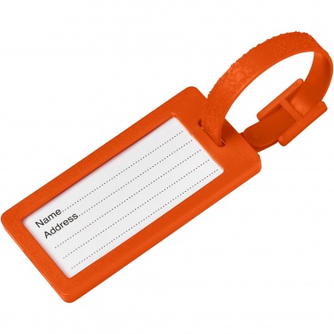 Logotrade promotional gift image of: River recycled window luggage tag