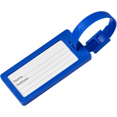 Logotrade promotional giveaway picture of: River recycled window luggage tag