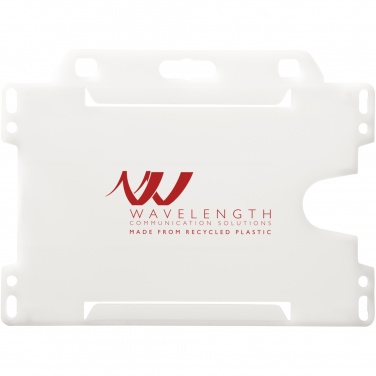 Logo trade advertising products image of: Vega recycled plastic card holder