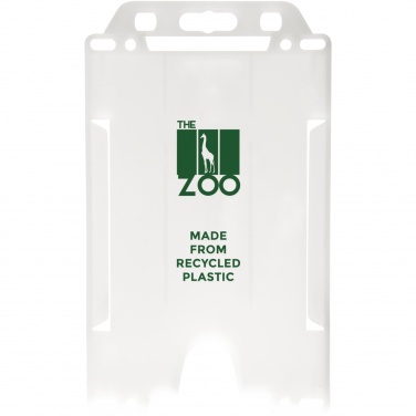 Logo trade corporate gift photo of: Pierre recycled plastic card holder 