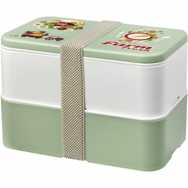 Logotrade promotional product picture of: MIYO Renew double layer lunch box