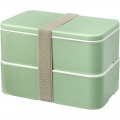 MIYO Renew double layer lunch box, Seaglass green / Seaglass green / Pebble grey