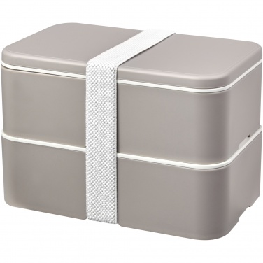 Logo trade promotional merchandise photo of: MIYO Renew double layer lunch box