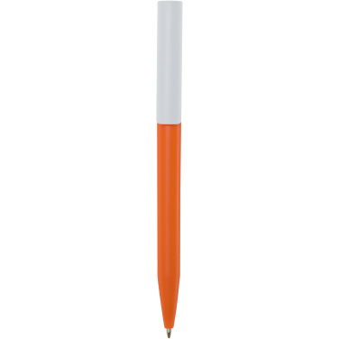 Logo trade advertising product photo of: Unix recycled plastic ballpoint pen