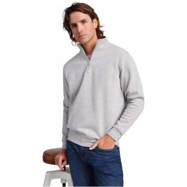 Logo trade corporate gifts picture of: Aneto quarter zip sweater