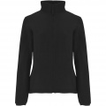 Artic women's full zip fleece jacket, Solid black