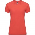 Bahrain short sleeve women's sports t-shirt, Fluor Coral