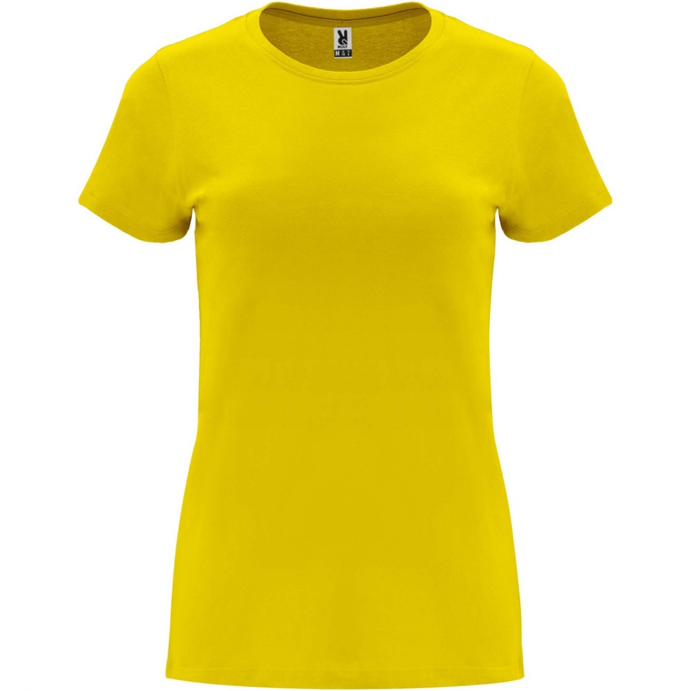 Logo trade business gifts image of: Capri short sleeve women's t-shirt