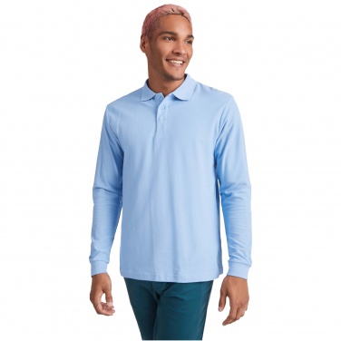 Logo trade advertising products picture of: Estrella long sleeve men's polo