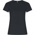 Golden short sleeve women's t-shirt, Ebony