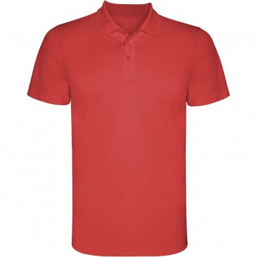 Logo trade promotional giveaway photo of: Monzha short sleeve men's sports polo