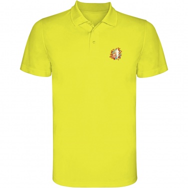 Logo trade promotional products image of: Monzha short sleeve kids sports polo