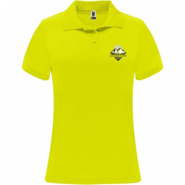 Logo trade promotional giveaways picture of: Monzha short sleeve women's sports polo