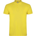 Star short sleeve men's polo, Yellow