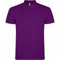 Star short sleeve men's polo, Purple