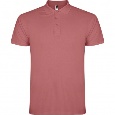 Logo trade promotional giveaways image of: Star short sleeve men's polo