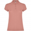 Star short sleeve women's polo, Clay Orange