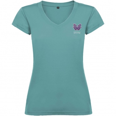 Logotrade promotional merchandise picture of: Victoria short sleeve women's v-neck t-shirt