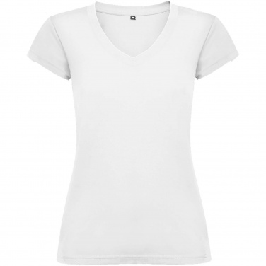 Logotrade promotional gift image of: Victoria short sleeve women's v-neck t-shirt