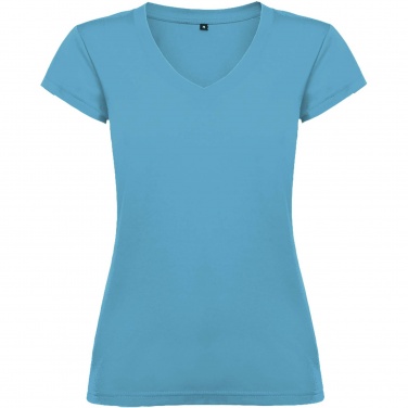 Logo trade promotional items image of: Victoria short sleeve women's v-neck t-shirt