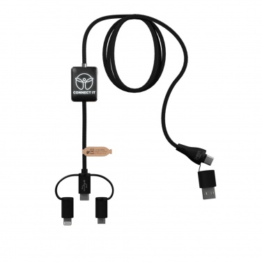 Logo trade promotional giveaway photo of: SCX.design C48 CarPlay 5-in-1 charging cable 