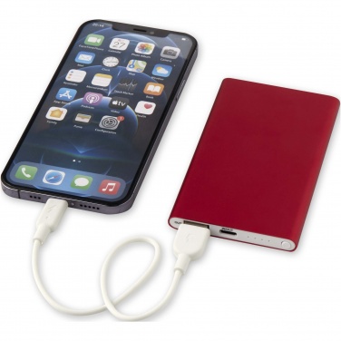 Logo trade promotional products picture of: Pep 4000 mAh Type-C recycled aluminium power bank 