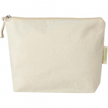 Logo trade business gift photo of: Orissa 180 g/m² organic toiletry bag 1L