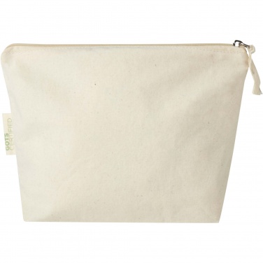 Logo trade promotional merchandise photo of: Orissa 180 g/m² organic toiletry bag 1L