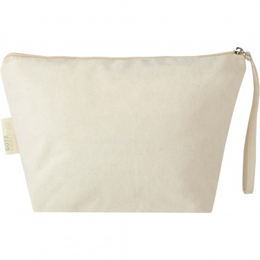 Logotrade promotional gift picture of: Orissa 180 g/m² organic large accessory pouch 3L