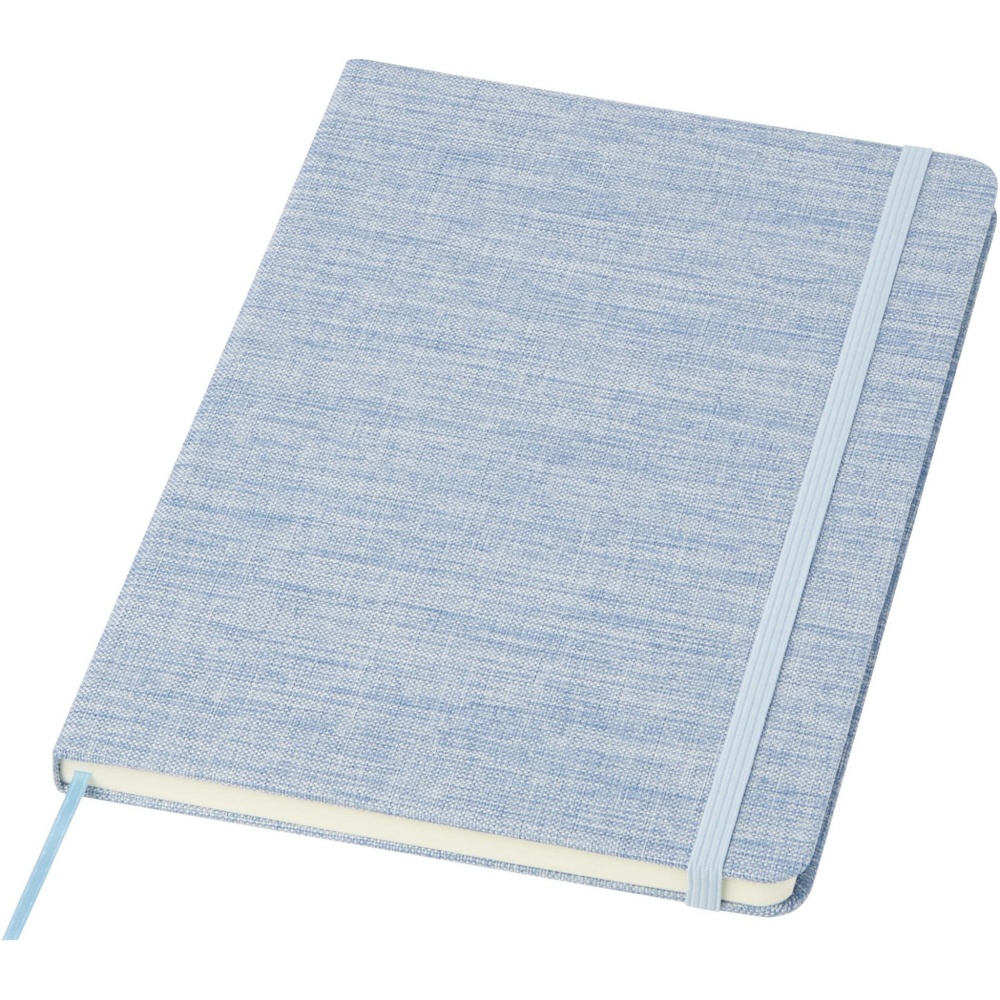 Logo trade promotional merchandise photo of: Ramona A5 cotton notebook