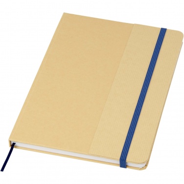 Logo trade promotional items image of: Nelida A5 recycled cardboard hard cover notebook