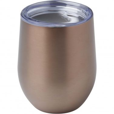 Logo trade business gifts image of: Corzo 350 ml RCS certified recycled stainless steel copper vacuum insulated cup