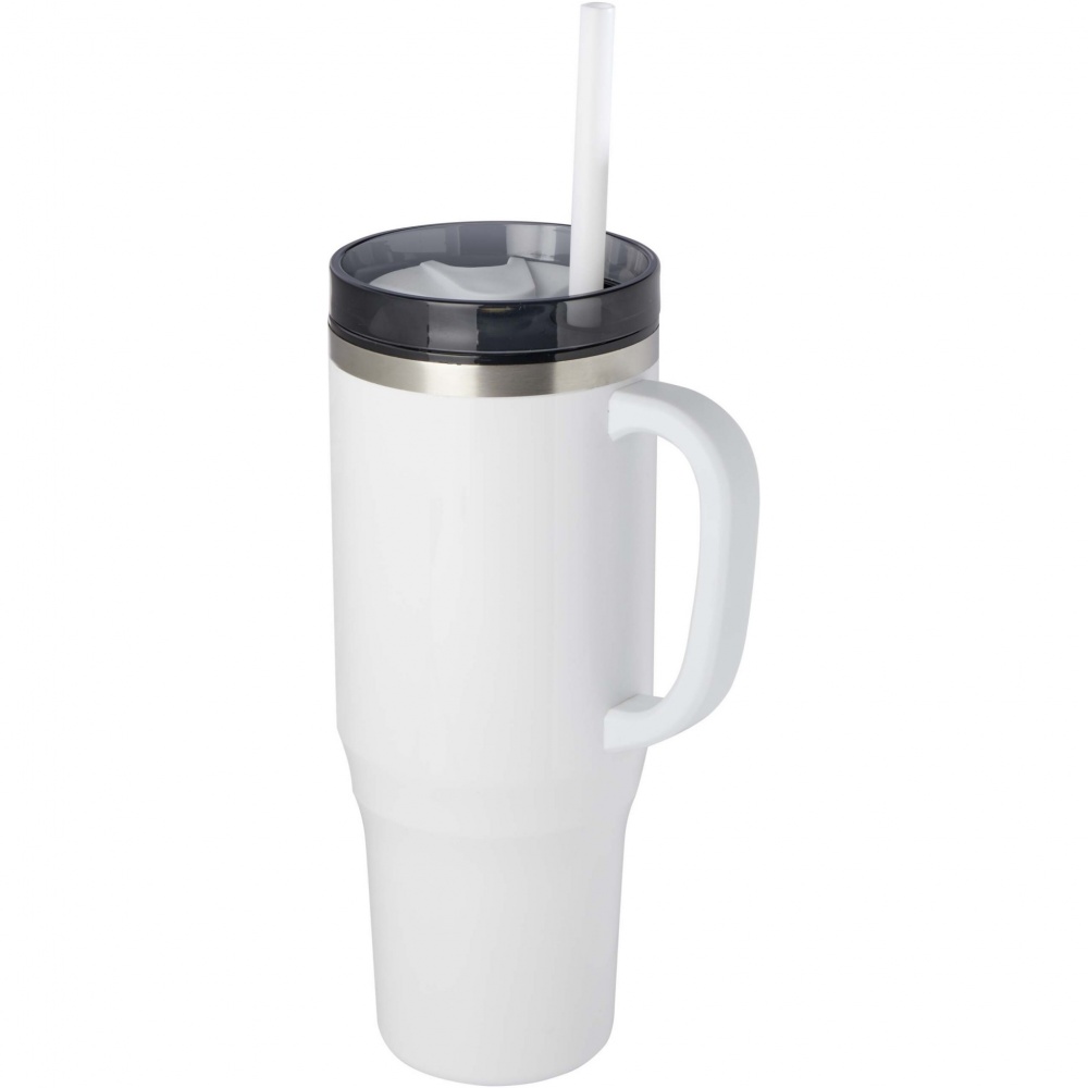 Logotrade promotional item picture of: Melbourne 1200 ml RCS certified insulated tumbler with straw