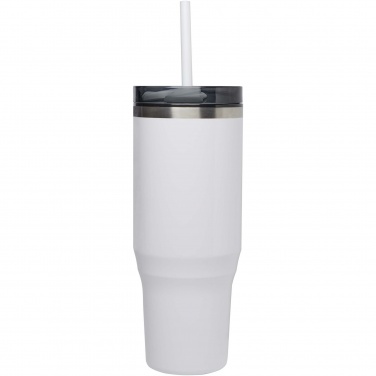 Logo trade promotional giveaways image of: Melbourne 1200 ml RCS certified insulated tumbler with straw