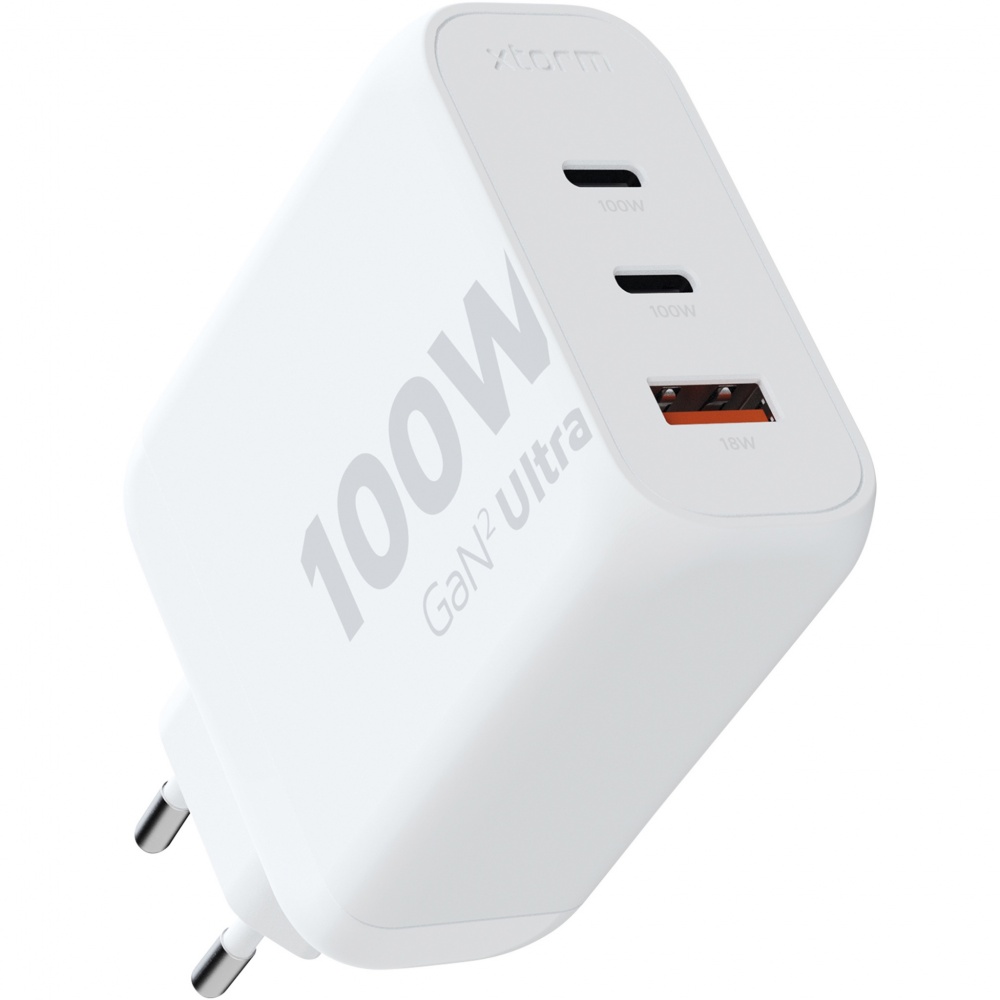 Logotrade promotional product image of: Xtorm XEC100 GaN² Ultra 100W wall charger