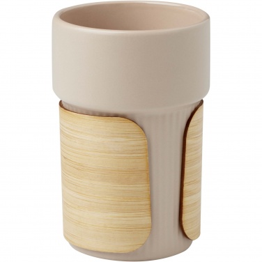 Logo trade promotional products picture of: Tumbler Fika 340 ml with bamboo sleeve