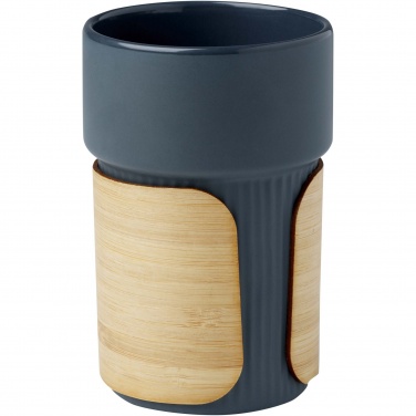 Logo trade promotional merchandise picture of: Tumbler Fika 340 ml with bamboo sleeve