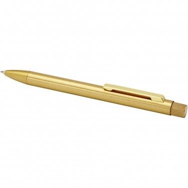 Logotrade promotional merchandise picture of: Beatriz recycled brass ballpoint pen