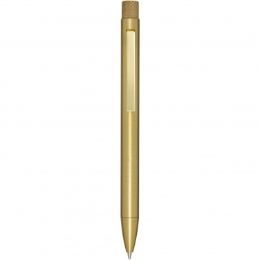 Logotrade advertising product picture of: Beatriz recycled brass ballpoint pen