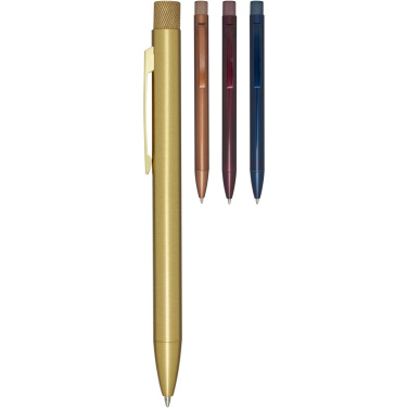 Logotrade promotional products photo of: Beatriz recycled brass ballpoint pen