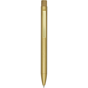 Logotrade promotional product image of: Beatriz recycled brass ballpoint pen