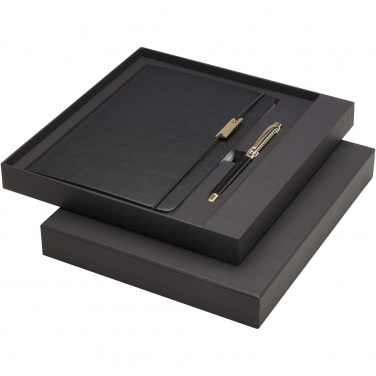 Logotrade corporate gift picture of: Legato A5 notebook and rollerball pen set 