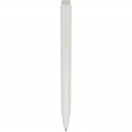 Lucia recycled plastic ballpoint pen, White